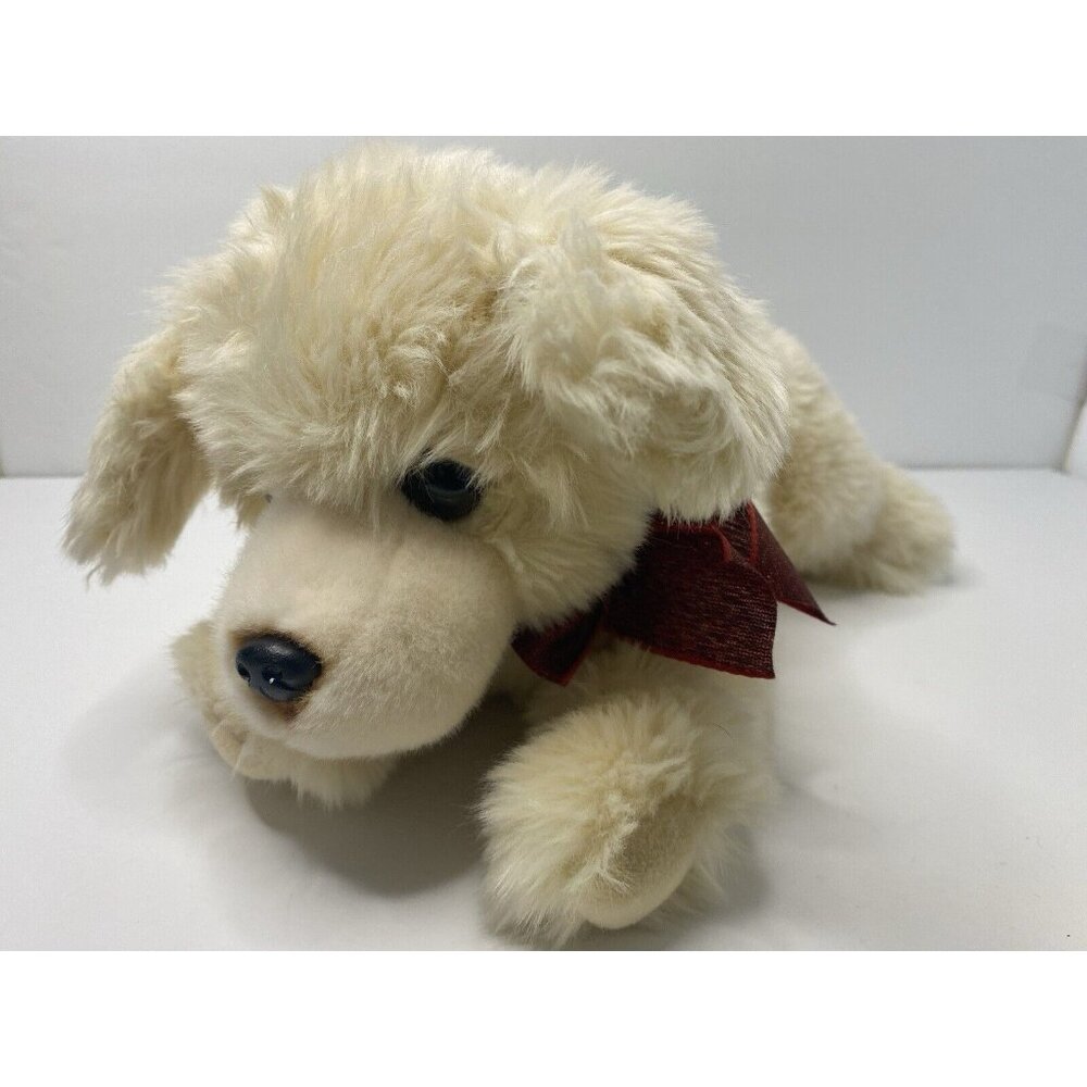 Butter Scotch Russ Dog 15” Plush Yellow Cream Lab Retriever‎ Stuffed Animal